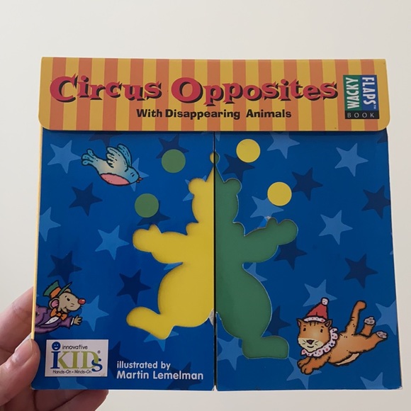 “Circus Opposites” flap book - Picture 2 of 5